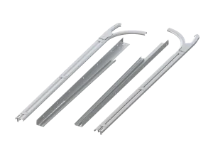 Направляющие и стойки из оцинкованной стали 2 мм с повышенными прочностными характеристиками