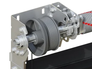 Устройство блокировки вала от обрыва пружины